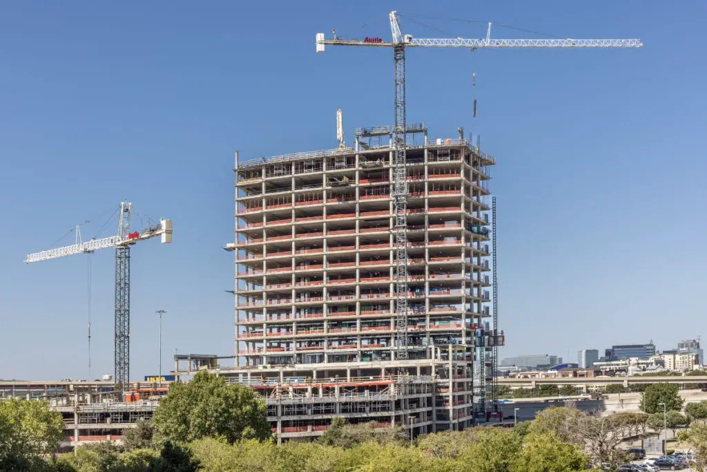 Granite Park Six in Plano Tops Out